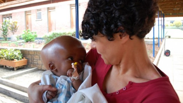 Uganda's Miracle Babies: Jenny with two-month-old, Sarah.