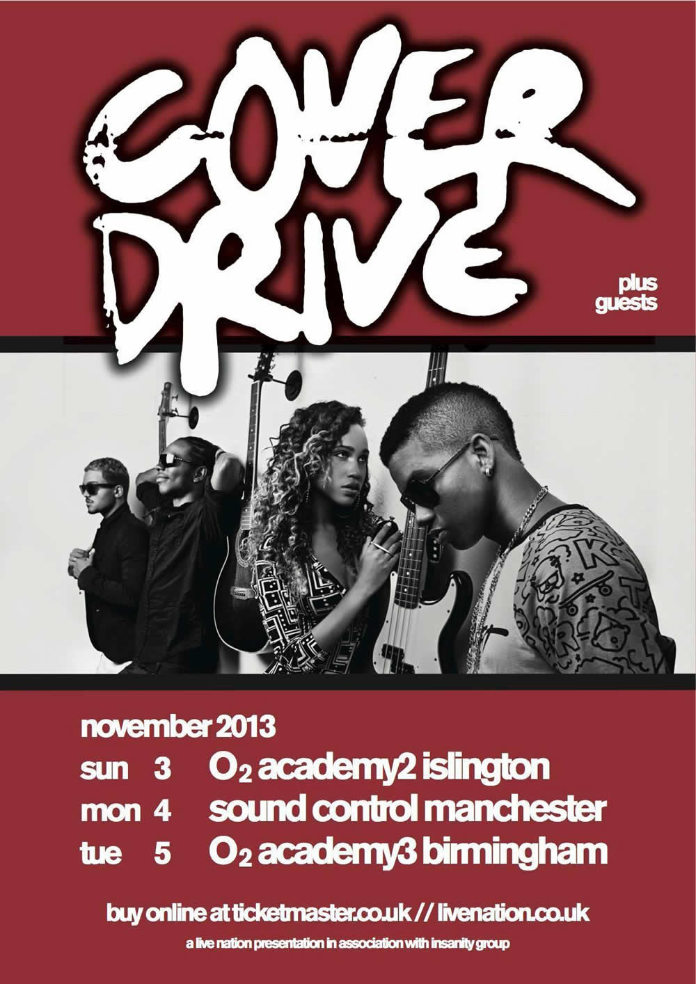 COVERDRIVE TOUR POSTER
