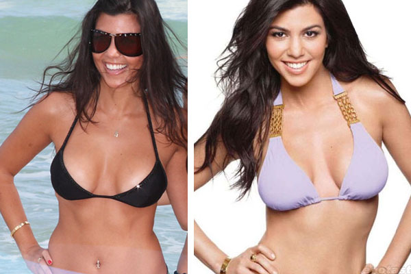 Kourtney-Kardashian-Plastic-Surgery-Before-and-After-Photos-Breast-Implants-and-Nose-Job