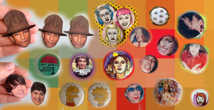 beyonce pharrell stefani sticker and badge set from etsy