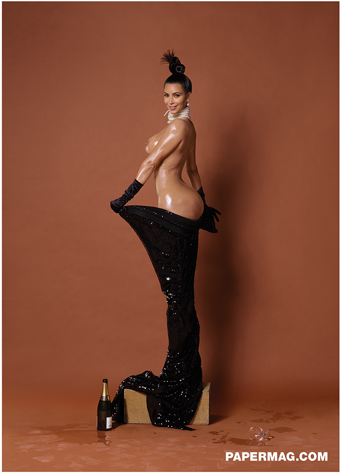 Kim Kardashian Naked for Paper Magazine
