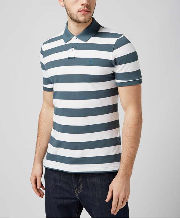 Aquascutum Womack Stripe Polo Shirt