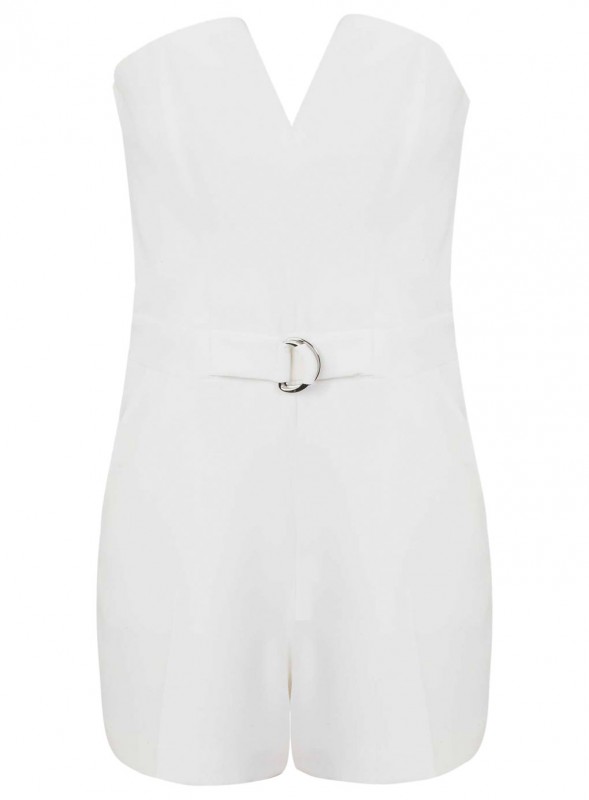 D-ring Cream Playsuit was £45.00 now £20.00