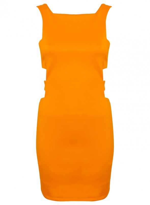 Orange Cut Out Pinny Dress was £35.00 now £17.00
