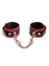 Coco de Mer Red Suede Ankle Cuffs now just £21