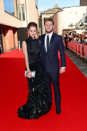 Madeline Mulqueen and Jack Reynor attend the UK Premier of 'Macbeth' at the Edinburgh Festival Theatre on 27th September 2015.
