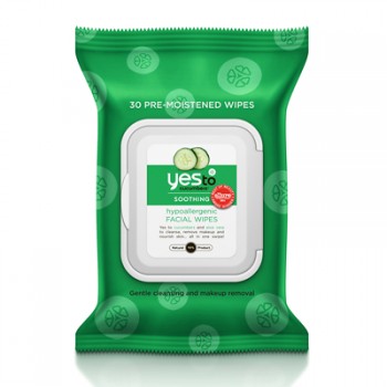 yes to cucumber facial wipes