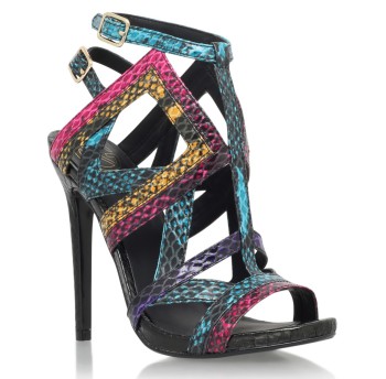 indiana Multi Colouered High Heel Sandals