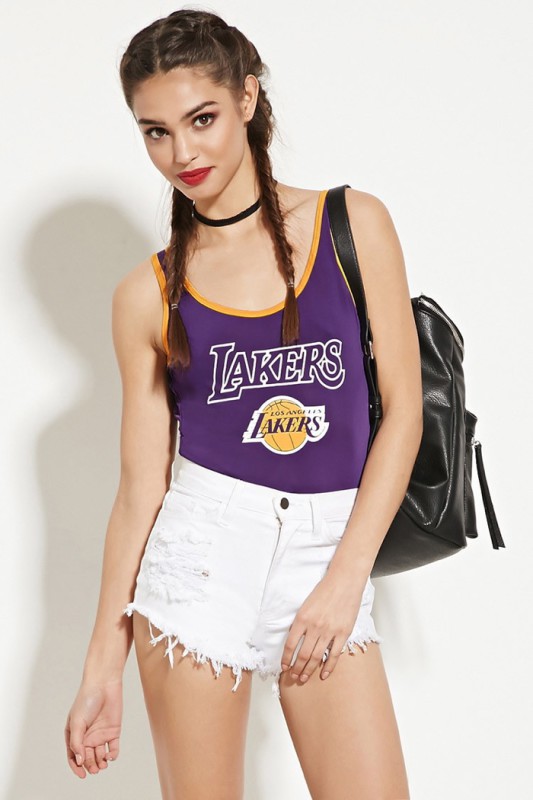 Forever 21 Los Angeles Lakers Bodysuit
