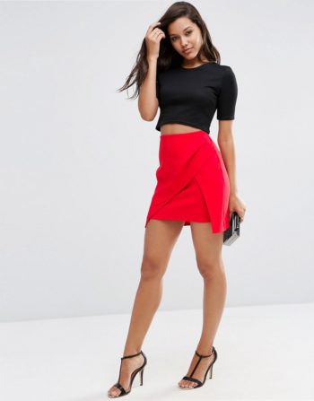 ASOS Premium Layered Mini Skirt