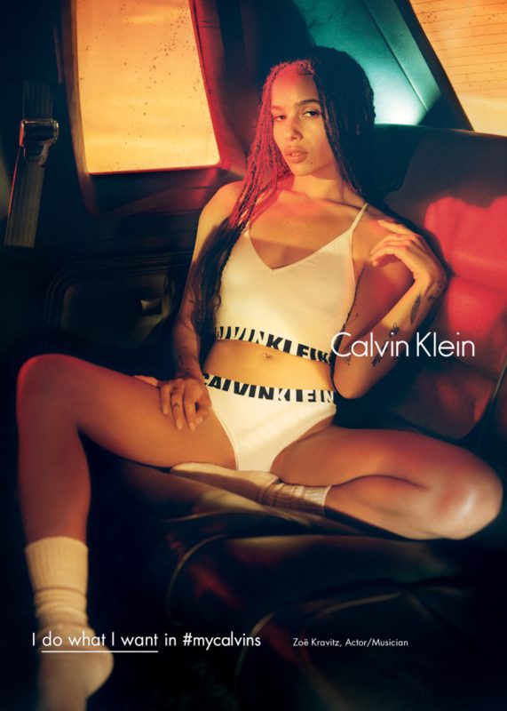 Zoe Kravitz for Calvin Klein Fall:Winter 2016 Campaign