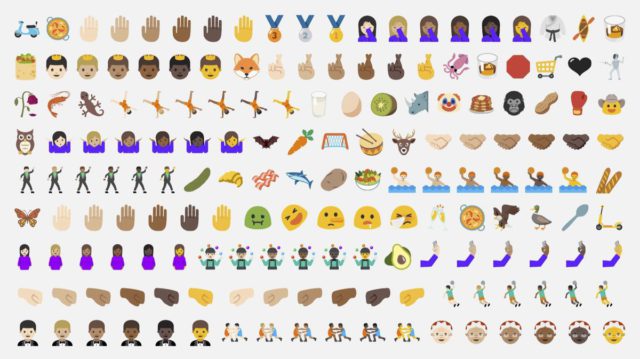 72 new emojis - Image google