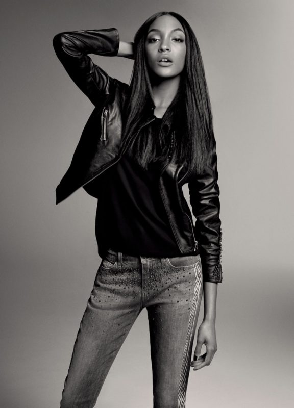 Karlie Kloss and Jourdan Dunn do casual chic for Lui Jo's denim campaign