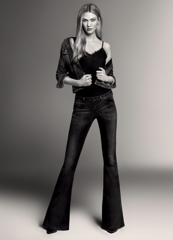 Karlie Kloss and Jourdan Dunn do casual chic for Lui Jo's denim campaign