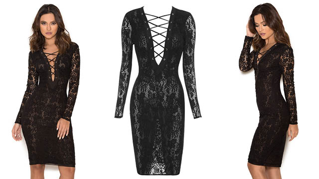 House of CB Halloween Anchali Lace Dres