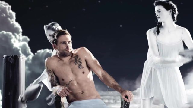 Nick Youngquest flaunts his ripped torso for Paco Rabanne