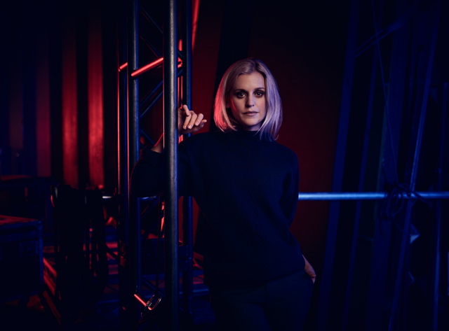 Denise Gough Photography by Jason Bell. Art Direction and design by National Theatre Graphic Design Studio