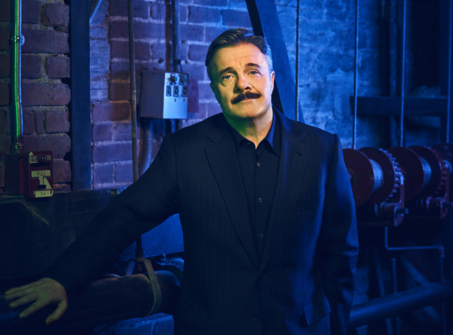 Nathan Lane Photography by Jason Bell. Art Direction and design by National Theatre Graphic Design Studio