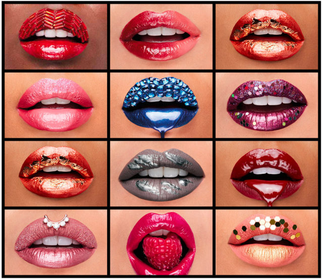 smashbox lips collage