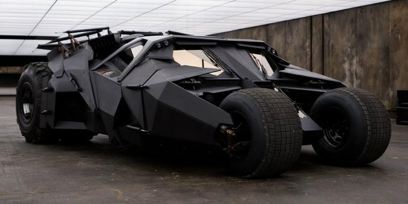 3. The Batmobile in Batman Begins