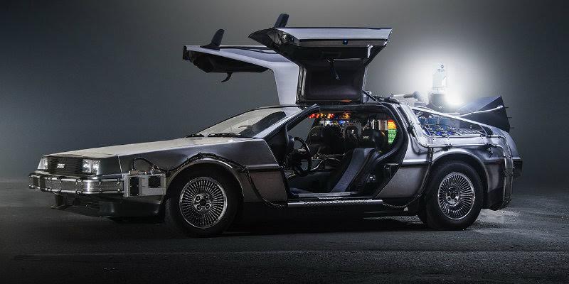 The DeLorean in Back to the Future