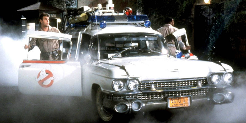 The Ecto-1 in Ghostbusters