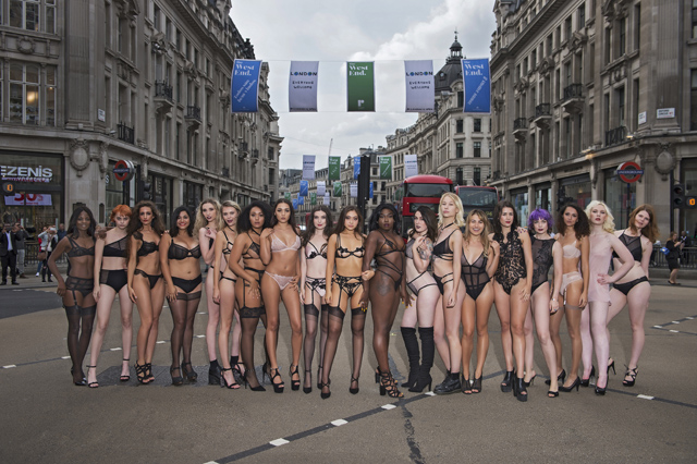 All 19 'models' from Bluebella's Dare To Bare campaign