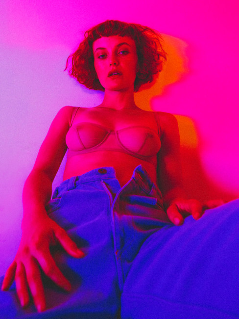 Kacy Hill strips for Playboy 9