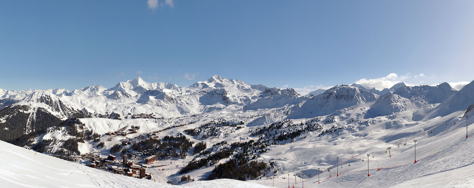 La Plagne Winter Panorama