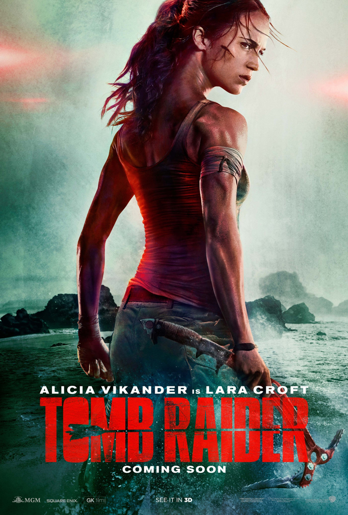 Alicia Vikander stars as Lara Croft in Tomb Raider.