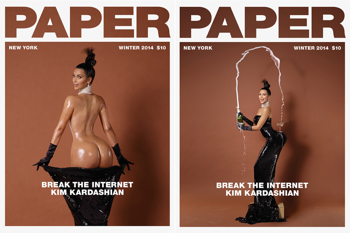 Kim Kardashian breaks the internet on Paper Magazine