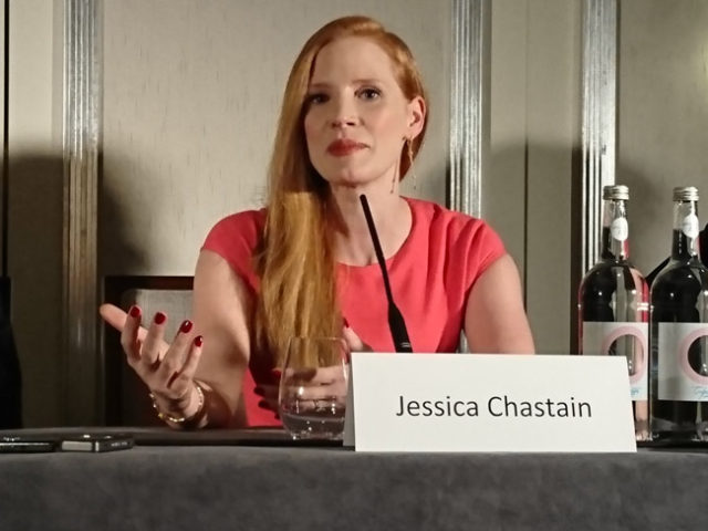 Molly Games press conference - Jessica Chastain