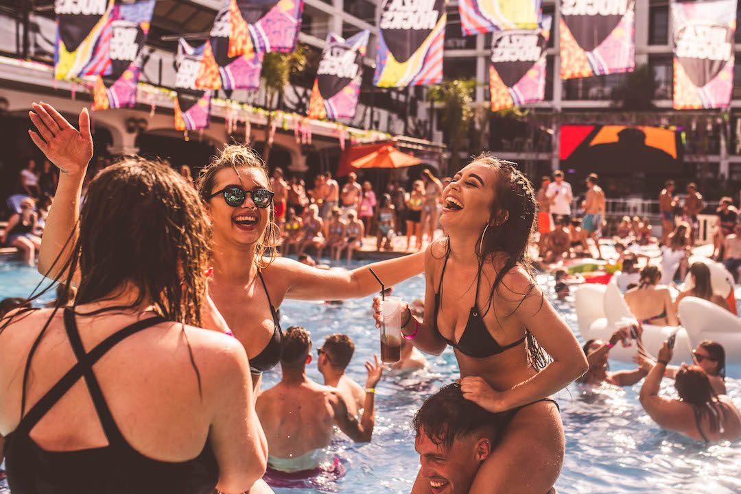Ibiza Rocks pool parties