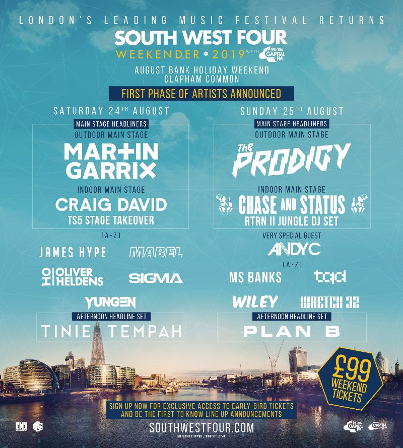 SW4 2019 lineup