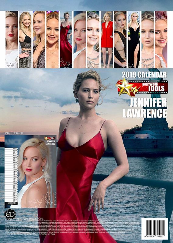 Jennifer Lawrence 2019 Calendar
