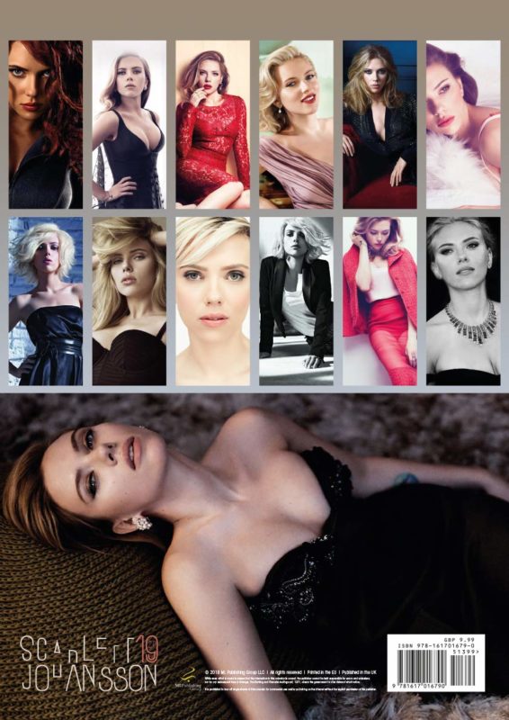 Scarlett Johansson 2019 Calendar