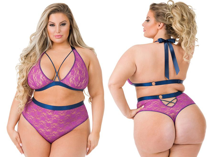 Lovehoney has just launched Queen Size Lingerie collection - Model by  Ashley Alexiss taking curves to another level - FLAVOURMAG