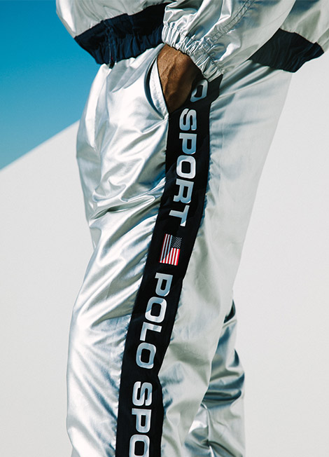 Polo Sport Limited Edition metallic trousers