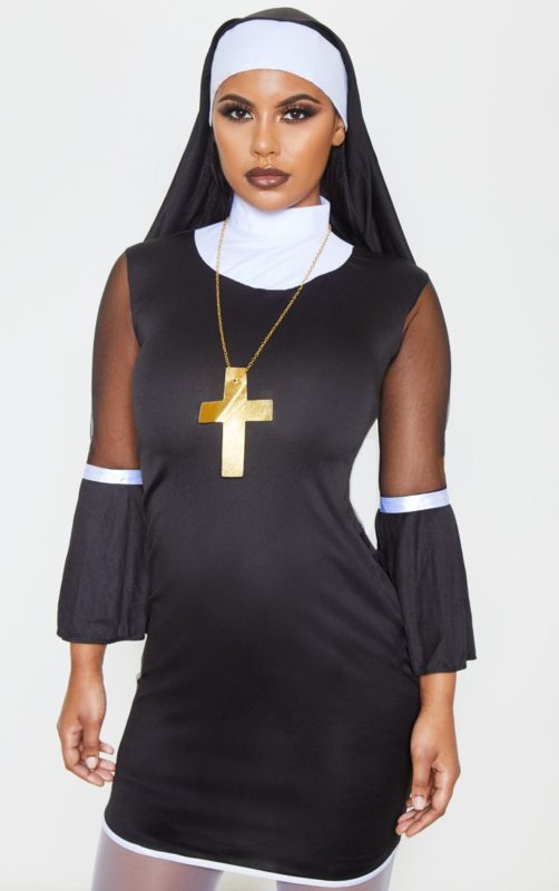 Black Naughty Nun Costume