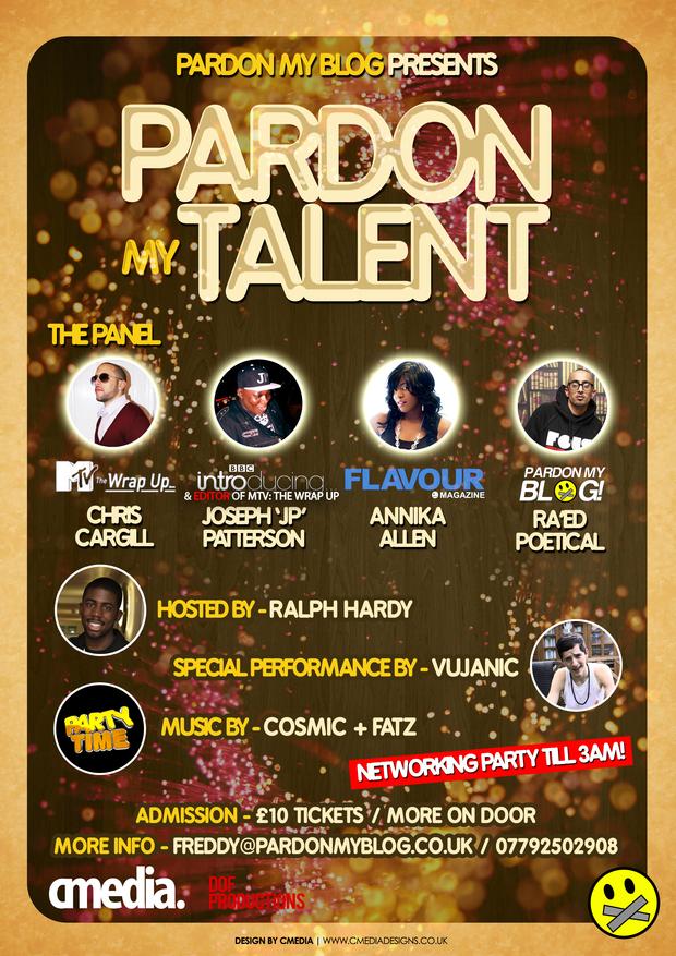 Pardon My Talent - BACK