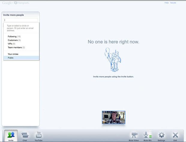 Google Plus Hangouts