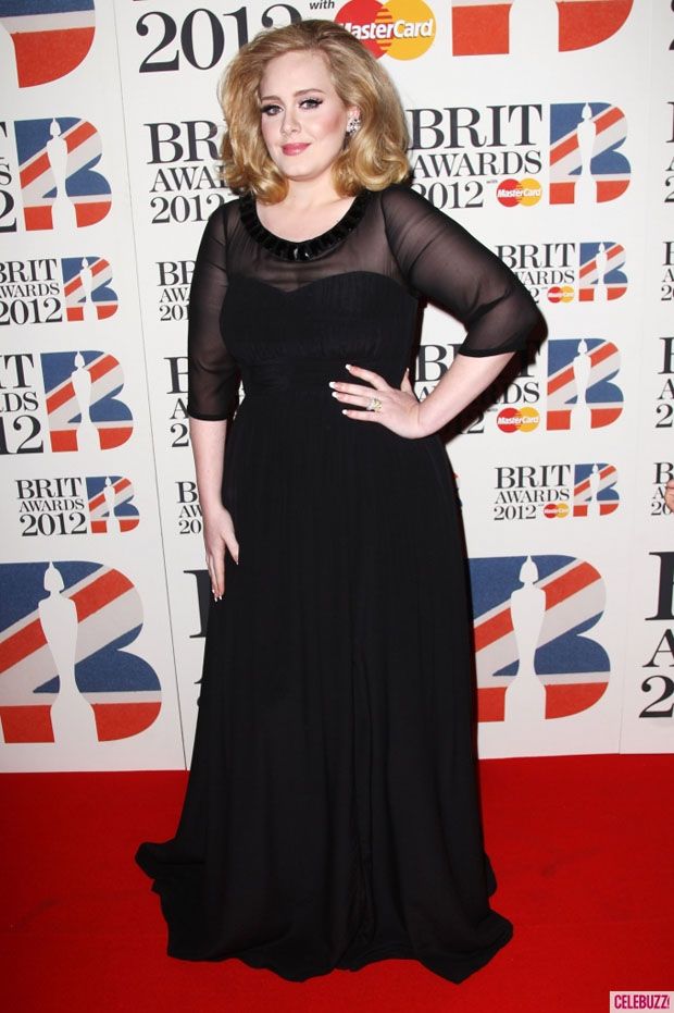 Adele Brit Awards 2012