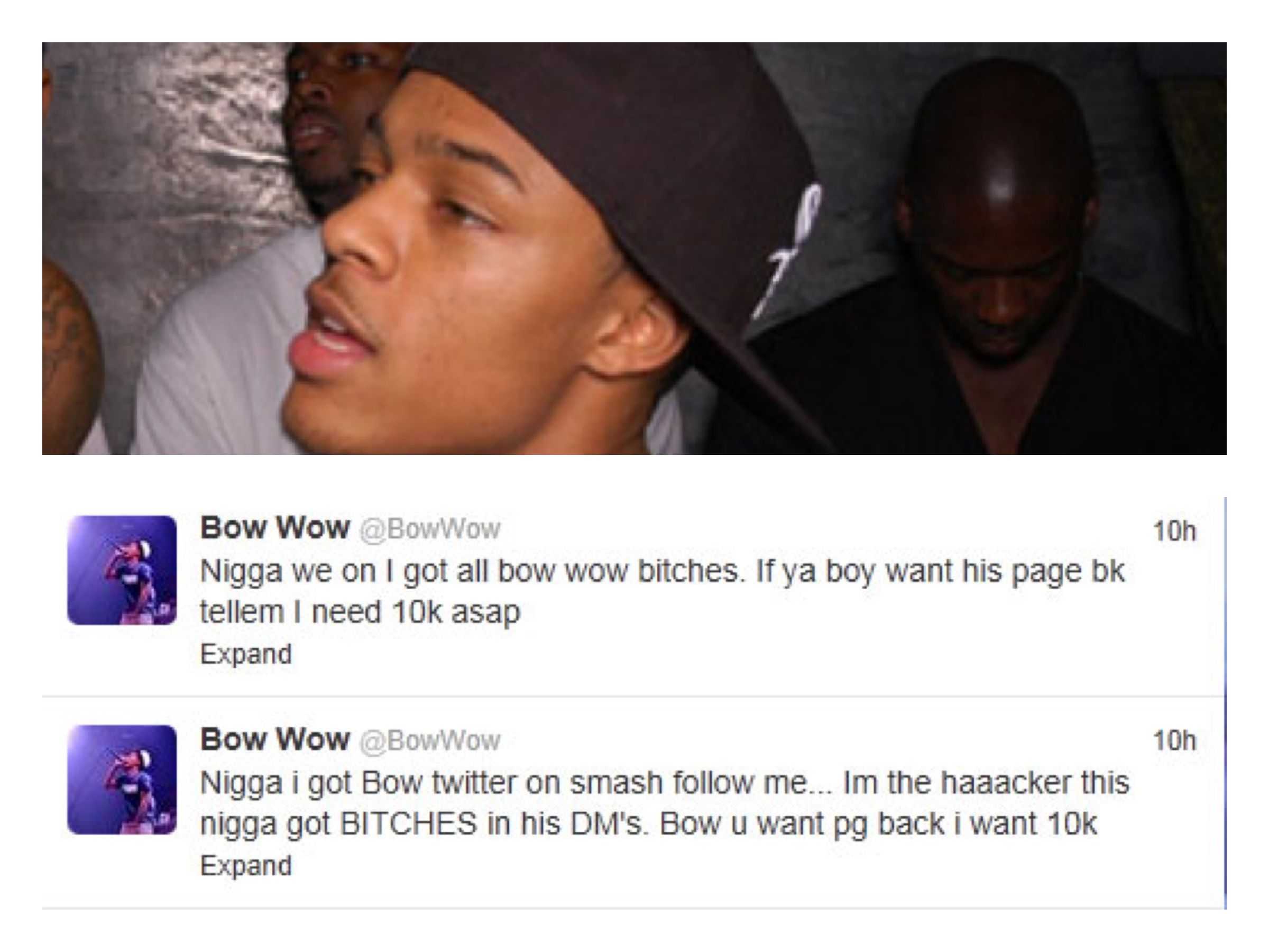 Earlier this week Bow Wow’s Twitter was "hacked" by a so called r...