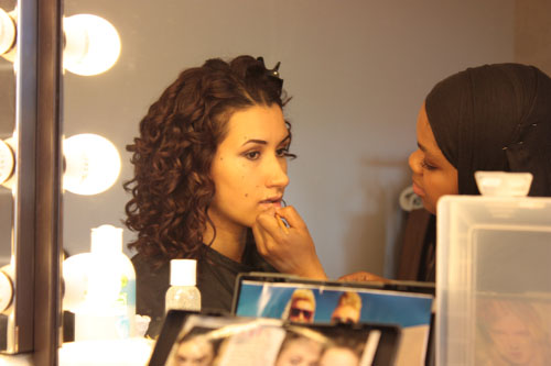 Behind the scenes of the Cleo Sol photo shoot