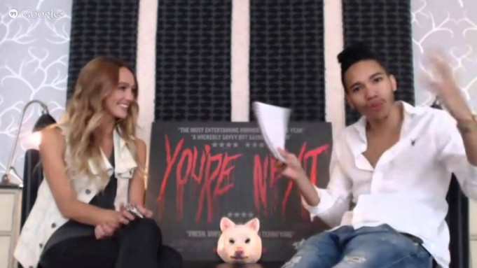 You’re Next: star Sharni Vinson LIVE Hangout On Air @sharnivinson
