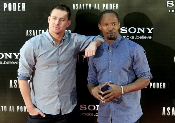 ‘White House Down’ Boys Look Dapper In Madrid!