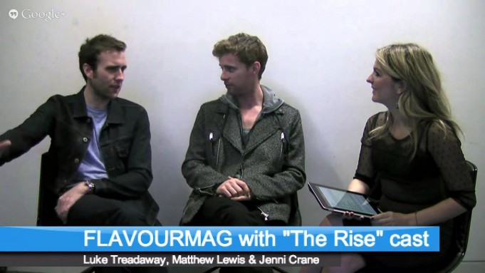 WATCH: Luke Treadaway & Matthew Lewis “THE RISE” hangout on air