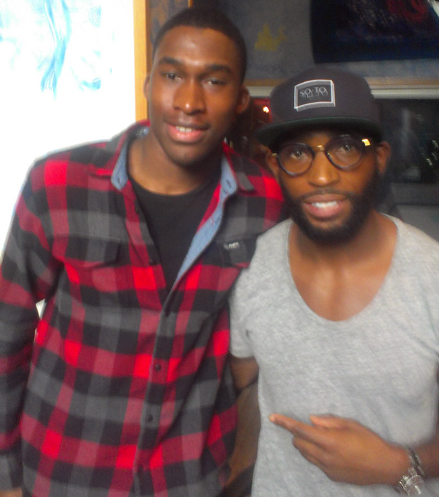 Tinie Tempah & Flavoourmag journalist Tosin Salami