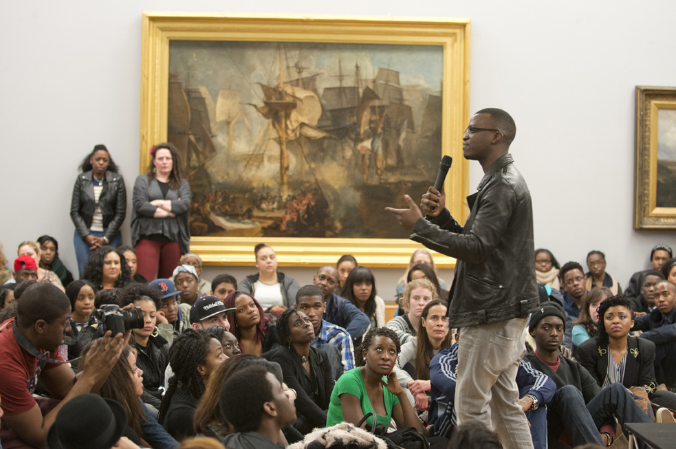 George The Poet and Dean Atta perfrom at Late at the Tate