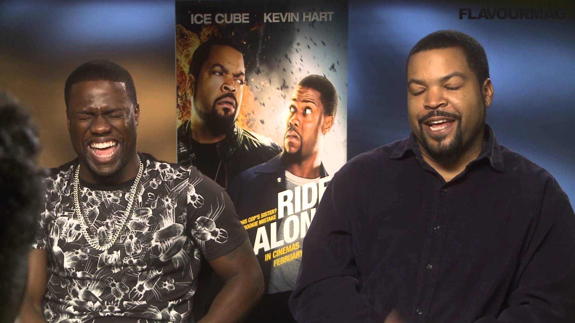 FLAVOURMAG EXCLUSIVE: Ice Cube & Kevin Hart Ride Along Movie Interview